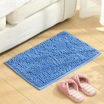 Macio microfibra Shag Bath Rug absorvente confortável banheiro tapete anti-derrapante