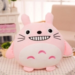 Macio para baixo Cotton Miyazaki Cor Totoro Plush Toy boneca Criança do sono Presente da menina Pillow