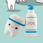 Macio pasta de dente e dente lenta Nascente Perfumado Toy aliviar o stress