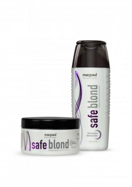 Macpaul Kit Safe Blond Violeta (Shampoo 250ml e Mascara 240gr)