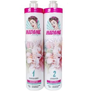 Madame Hair Escova Progressiva Argan Oil 2x1 Litro