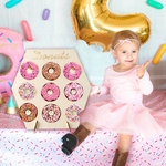 Madeira Donut Display Stand para o casamento aniversário do bebê chuveiro partido Decor Craft