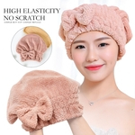Magia Instantanea de secagem do cabelo microfibra toalha absorvente cabelo Dry Shower Cap Adulto