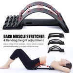 Magia traseira maca inferior massagem lombar suporte coluna corretor postura cintura relaxar equipamento de alívio da dor