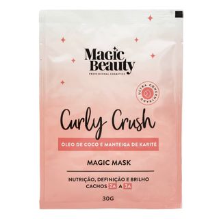 Magic Beauty Curly Crush 2A a 3A- Máscara Capilar Sachê 30g