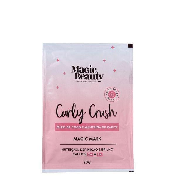 MAGIC BEAUTY Curly Crush 2A a 3A Sachê - Máscara 30g