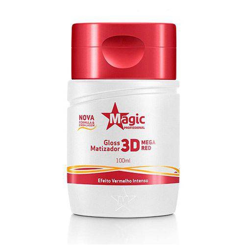 Magic Color - Gloss 3d Matizador Mega Red Efeito Vermelho Intenso 100ml