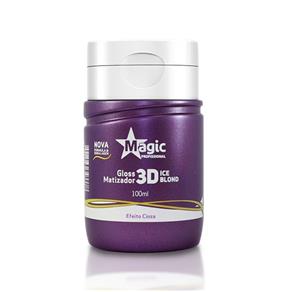 Magic Color Gloss Matizador 3D Ice Blond Efeito Cinza 100ml