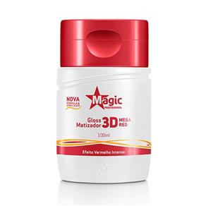 Magic Color Gloss Matizador 3D - Mega Red 100ml