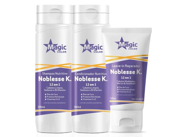Magic Color - Kit Noblesse Shampoo + Condicionador + Leave-in