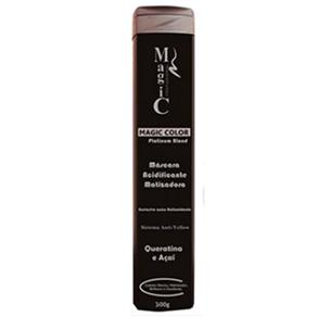 Magic Color Platinum Blond Queratina e Açai Mascara Matizadora - 300 G