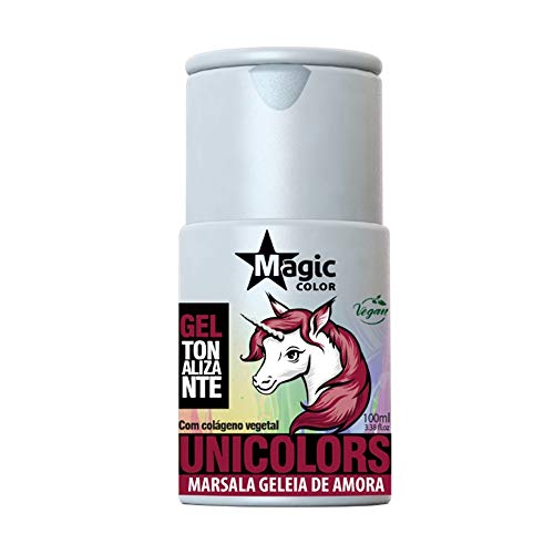 Magic Color Unicolors Gel Tonalizante Marsala Geleia de Amora 100ml