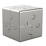 Magic Cube puzzle liberar o estresse de alumínio Toy Magic Cube liga para adultos dos miúdos