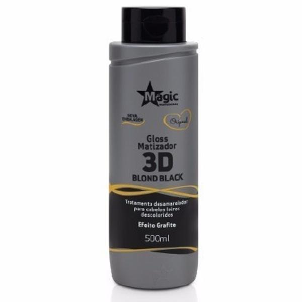 Magic Matizador Gloss 3D Blond Black Efeito Grafite 500ml