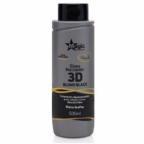 Magic Matizador Gloss 3D Blond Black Efeito Grafite - 500ml