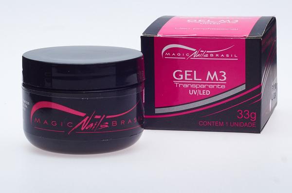 Magic Nails Gel UV/LED M3 Transparente 33g