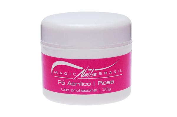 Magic Nails Pó Acrilico Rosa 30g