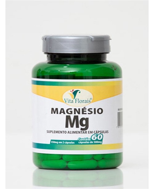 Magnésio 500Mg 60 Cápsulas