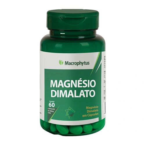 Magnésio Dimalato 400mg 60cps Macrophytus