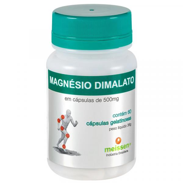 Magnésio Dimalato -60 Cápsulas de 500 Mg -Meissen