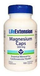Magnesium Caps Life Extension 500mg (100 Caps)