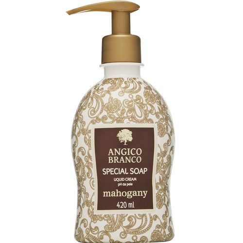 Mahogany Sabonete Liquido Angico Branco 420ml