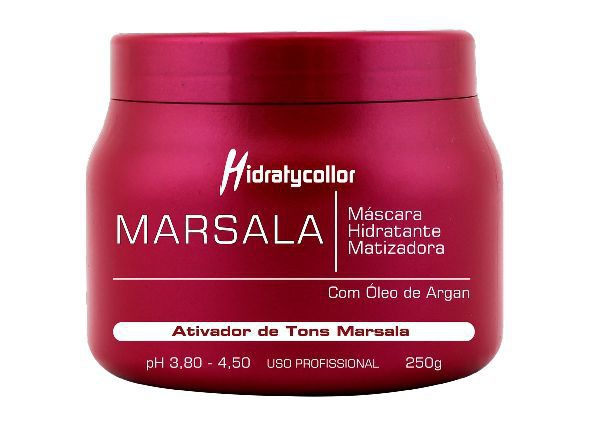Mairibel Hydracollor - Máscara Matizadora - Efeito Marsala 250 G