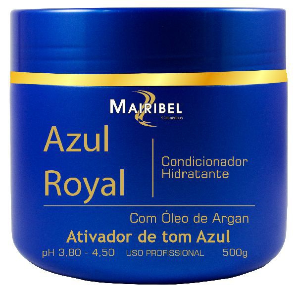 Mairibel - Máscara Hidratante Matizadora Potencializadora - Tom Azul 500g