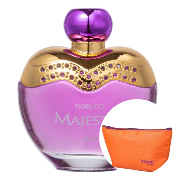 Majestic Fiorucci Eau de Cologne - Perfume Feminino 90ml+Nécessaire Beleza na Web Laranja