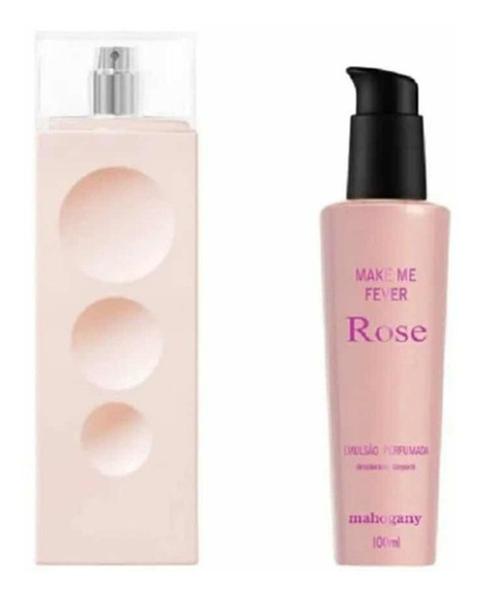 Make me Fever Rose Perfume + Hidratante 100ml Mahogany