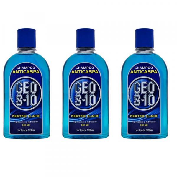 Makrofarma Geo S-10 Shampoo Anticaspa 300ml (Kit C/03)