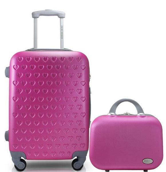 Mala Pequena Viagem Expansível-frasqueira Jacki Design Pink
