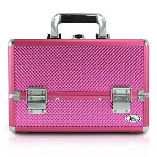 Maleta de Maquiagem Profissional Pink - Jacki Design BJH17302