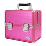 Maleta de Maquiagem Profissional Pink Pequena - Jacki Design BJH17320