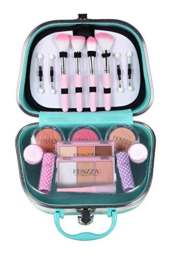 Maleta Pequena Pin Up Lettre Collection com Kit, Fenzza, Verde