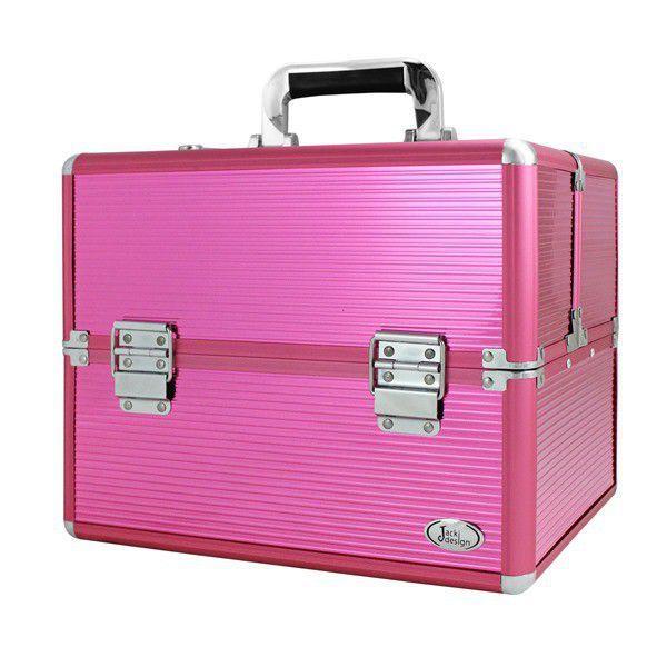 Maleta Profissional de Maquiagem (M) Pink - Jacki Design