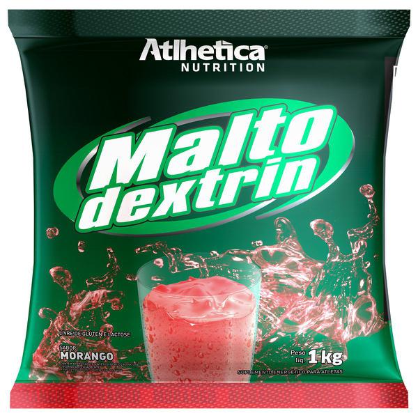 Malto Dextrin Morango 1kg - Atlhetíca Nutrition - Atlhetica Nutrition