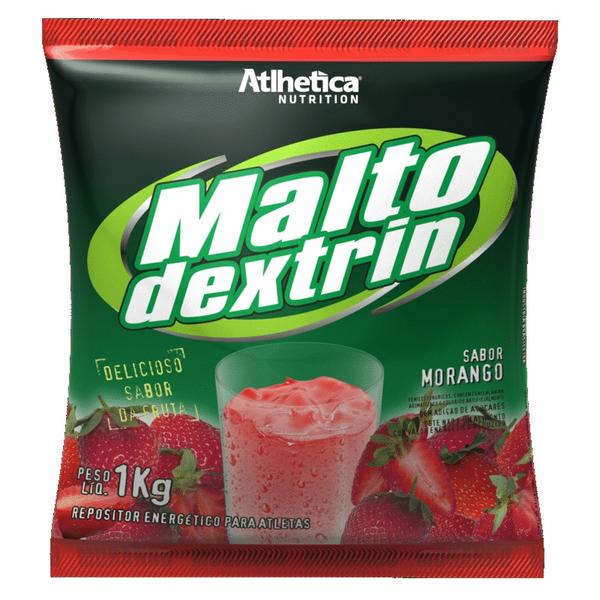 Malto Dextrina 1kg Morango Atlhetica