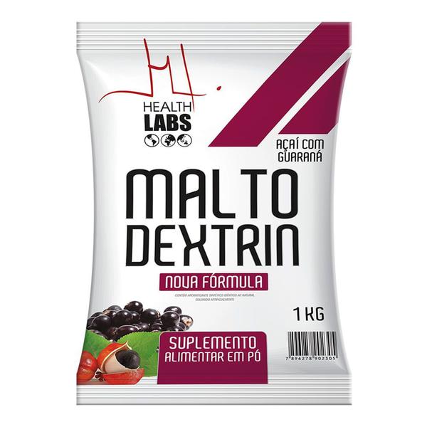 Maltodextrin Health Labs Sabor Açaí com Guaraná 1kg