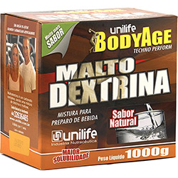 Maltodextrina 1Kg Sabor Natural - Unilife