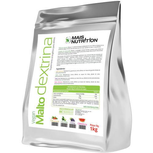 Maltodextrina 1kg Vegan Malto Dextrina - Mais Nutrition