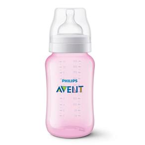 Mamadeira Clássica PP Rosa 330ML (3m+) - Philips Avent
