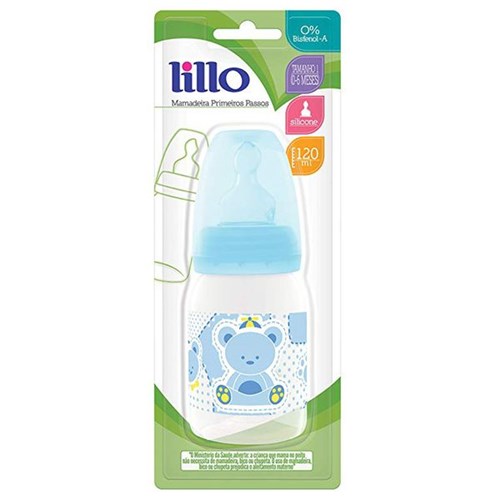 Mamadeira Primeiros Passos Lillo - Azul - Ref - 604721 UN