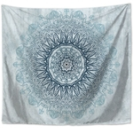 Mandala da flor IMPRESSÃO Parede Haning Tapestry Beach Blanket
