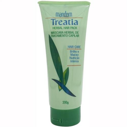 Mandom Treatia Herbal Hair Pack - Máscara Herbal de Tratamento Capilar
