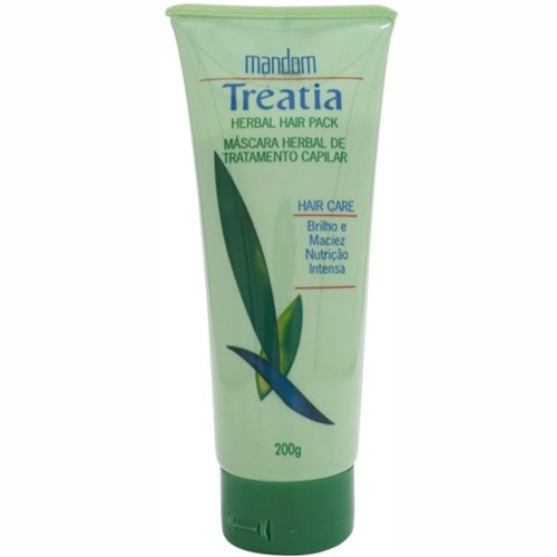 Mandom Treatia Herbal Hair Pack - Máscara Herbal de Tratamento Capilar