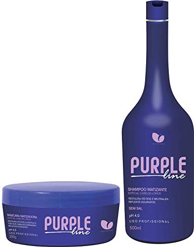 Manga Rosa Shampoo e Máscara Matizadora Purple Line