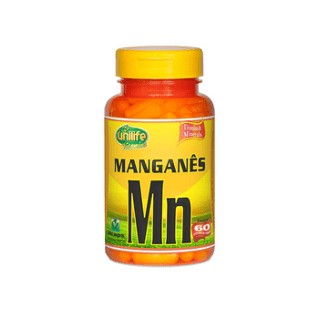 Manganês Quelato MN 60 Cápsulas Unilife