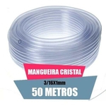 Mangueira Cristal Nível 3/16 X 1,0mm - 50 Metros
