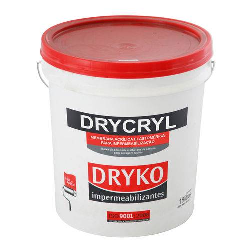 Manta Impermeabilizante Líquida Drycryl 18 Kg
